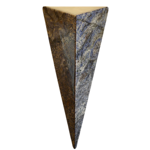 Blue Bahia Granite/White Onyx Sconce
